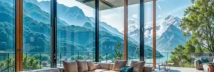 aluminum glass window
