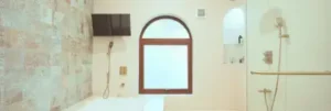 balcony window glass